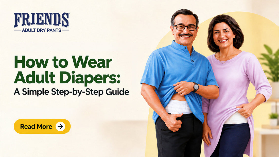 How to wear adult diapers with a simple step-by-step guide