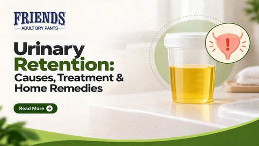 Friends Adult Dry Pants for urinary retention causes, treatment and home remedies