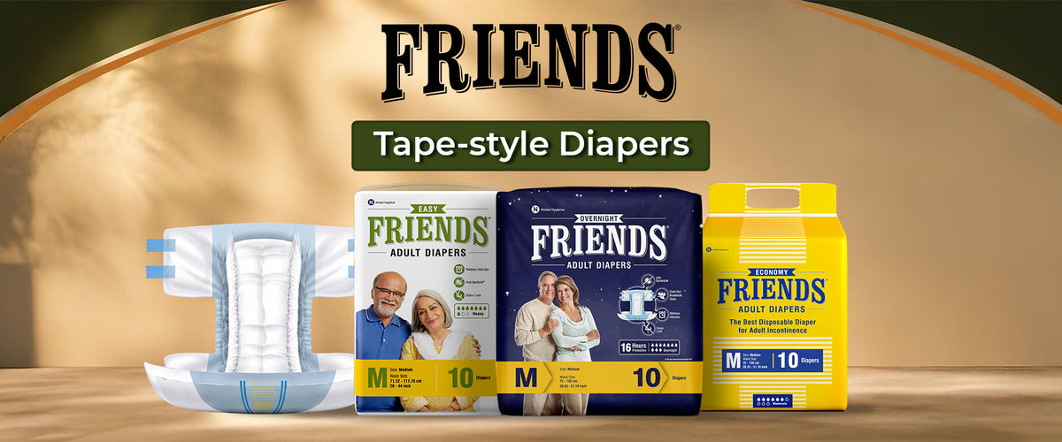Tape Style Adult Diapers for Men
