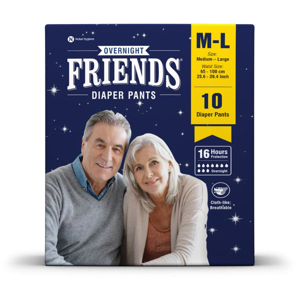 Friends Adult Overnight Diapers - Pant Style