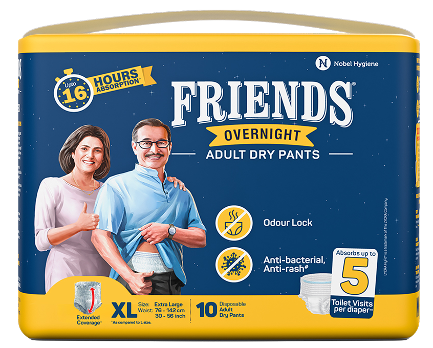 Buy Friends Adult Overnight Diapers Pants (Upto 46% off) Diaper