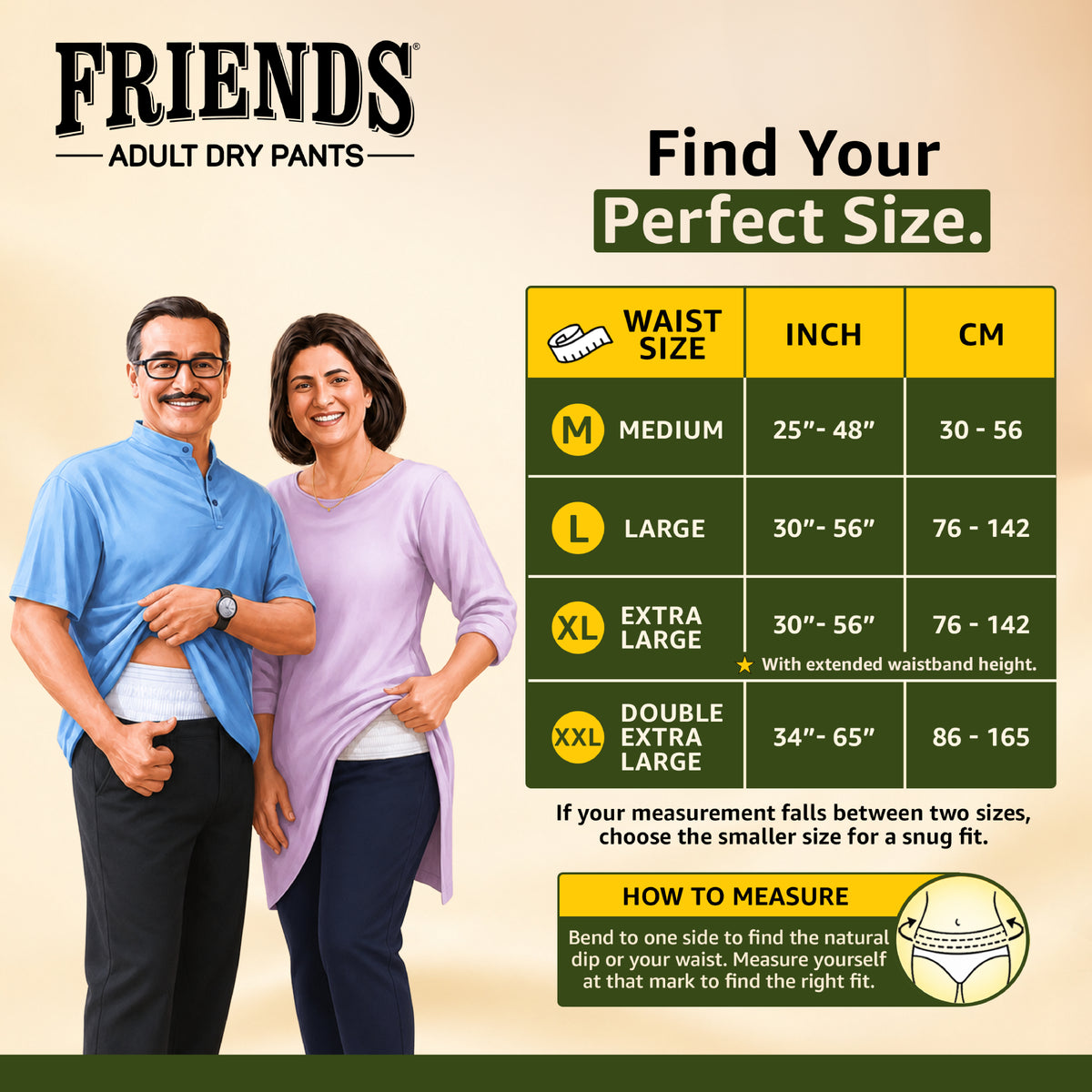 Friends Classic Adult Dry Pants (Pack of 2)