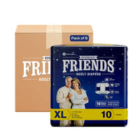 Friends Overnight Tape-Style Adult Diapers