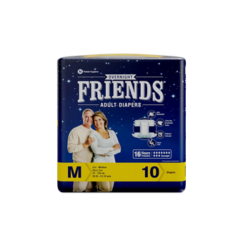 compare product Friends Overnight Tape-Style Adult Diapers