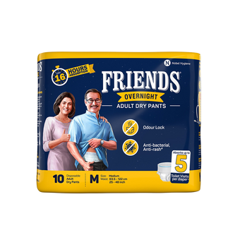 compare product Friends Overnight Diaper Pants