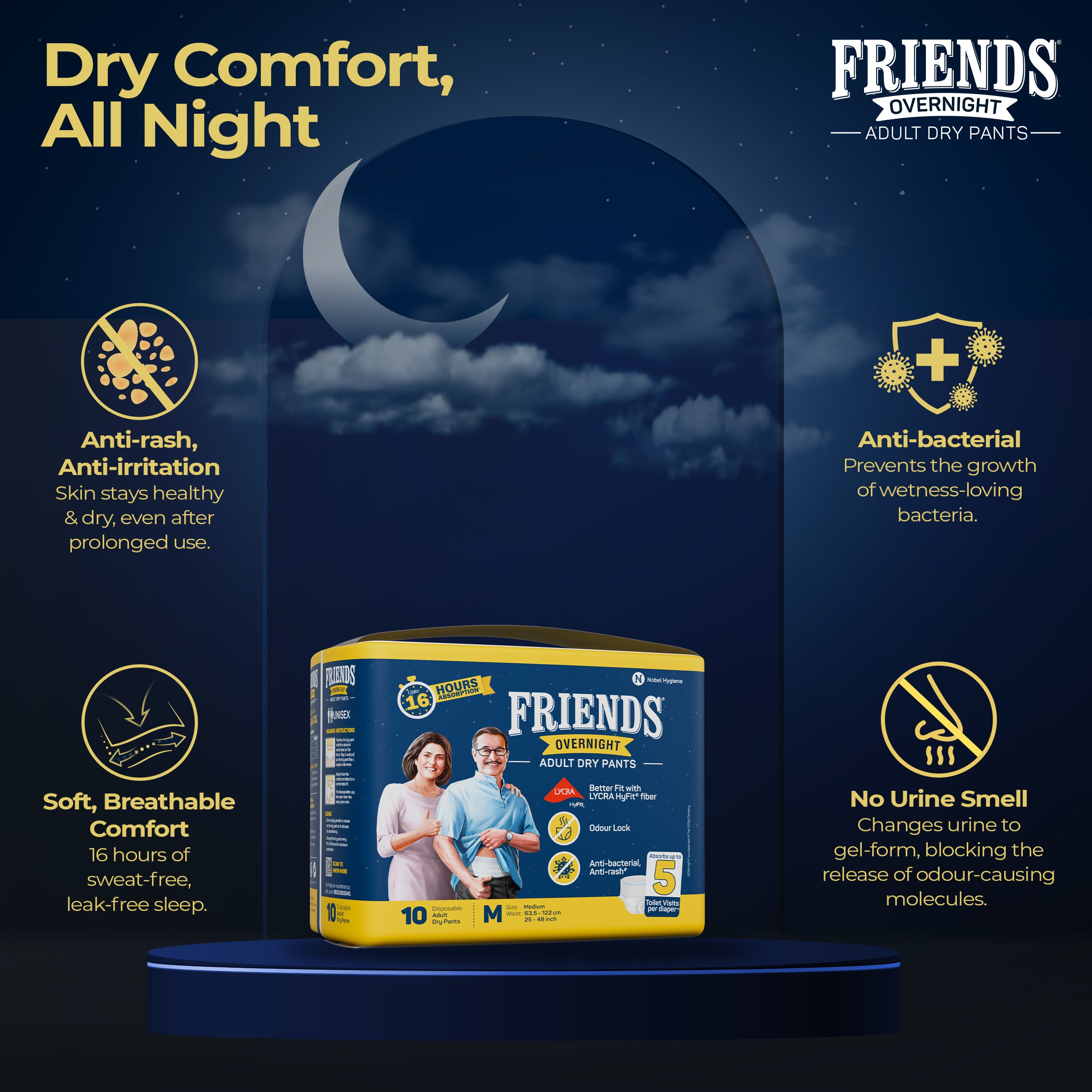 Friends Overnight Diaper Pants