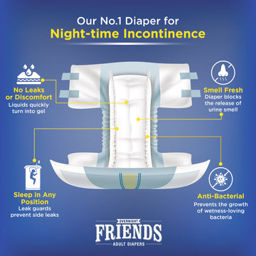 Friends Overnight Adult Diapers